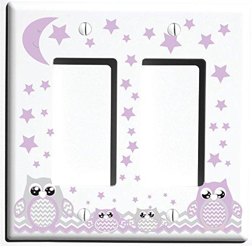 3dRose lsp_167187_6 Cute Patchwork Pink Owl Light Switch Cover 3dRose lsp_167187_6 Cute Patchwork Pink Owl Light Switch Cover